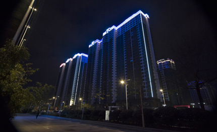 網紅打卡圣地，華體助力西安高新路夜景改造提升