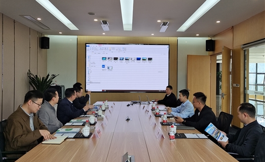 甘肅省慶陽市海綿城市建設投資開發(fā)有限公司領導一行赴華體科技考察交流